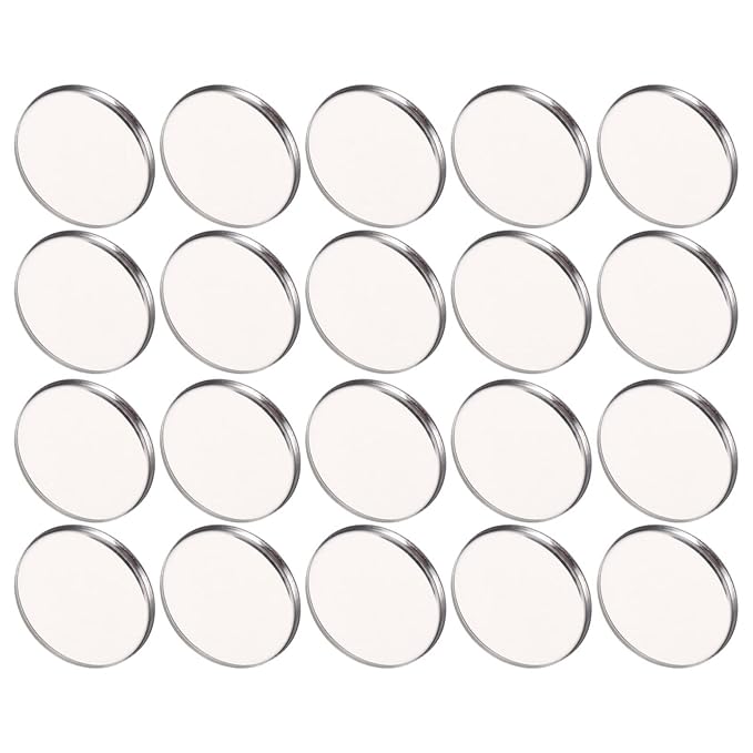 20pcs Metal Makeup Eyeshadow Jars Pan Palettes Tin