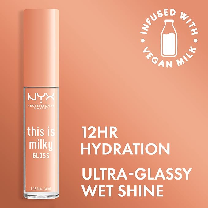 NYX PROFESSIONAL MAKEUP This Is Milky Gloss, Vegan Lip