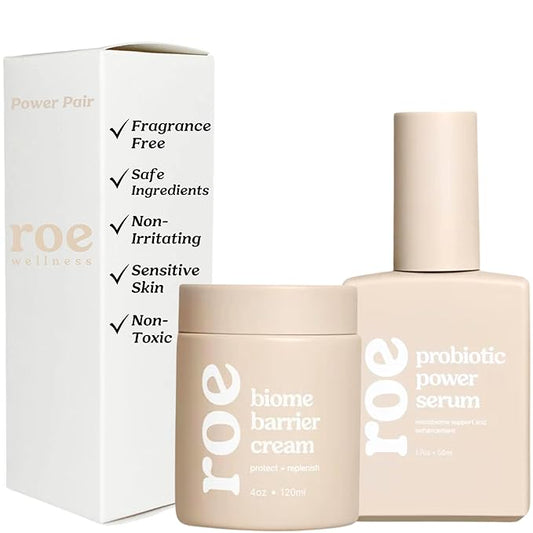 Baby Cream & Baby Serum Power Pair Biome Barrier | For All Skin & Ages | Hydrating Body, Face, Dry Irritated Skin Toddlers, Newborns Skincare (Power Pair)