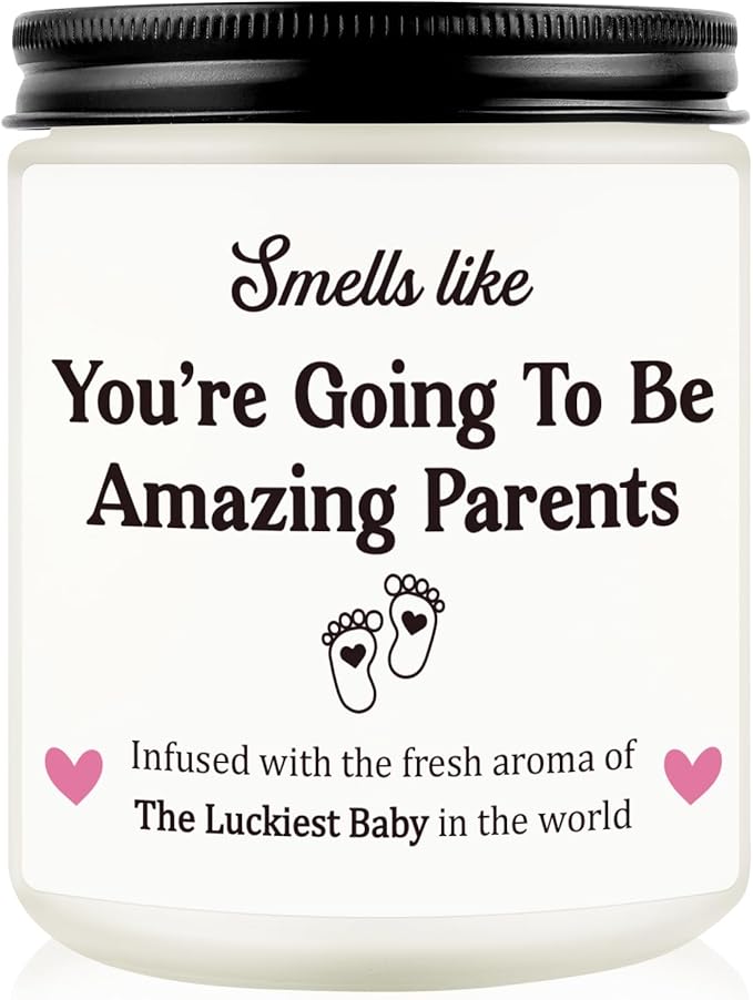 New Parents Gifts for Couples, Gender Reveal Gift for Parents to be, New Dad Gifts, First Fathers Day, First Time Dad Gift, Mom to be - First Mothers Day, Pregnant Mommy, Funny Scented Candle
