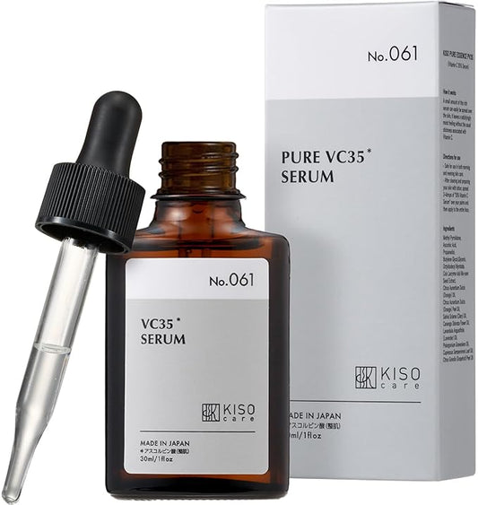 Pure Vitamin C 35% Serum for Face Coix barley extract 30ml 1oz - Made in Japan