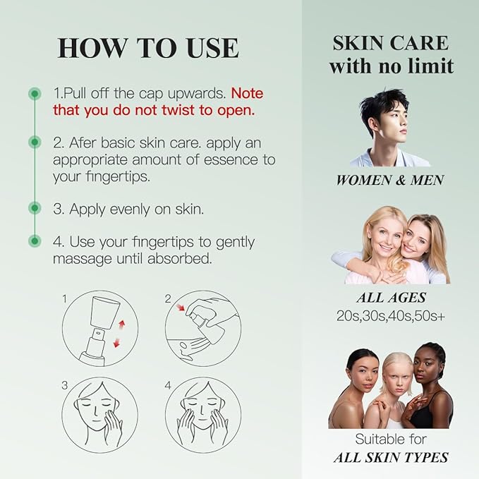 HKH Madagascar Centella Ampoule Serum - Soothing Acne Prone, Sensitive Skin Relief, Calming, Barrier Repair & Intense Hydration, 5X Centella Asiatica (Cica), 5X Ceramides, 8X Hyaluronic Acid, 30ml