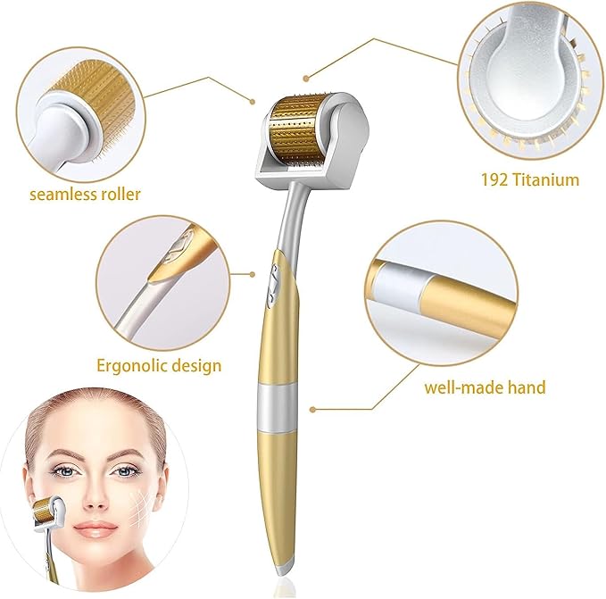 Derma Roller Real Needle, 192 Titanium