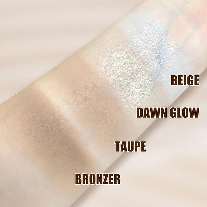 Brown Face Contour Palette,Stereo for Face Retouching, Eye