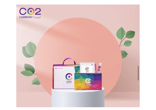 Ribeskin CO2 Carboxy Therapy Sound Box – 5 Treatment Kit | Skin Rejuvenation & Firming Facial System | Anti-Aging, Brightening, Hydrating | Spa-Quality Skincare at Home