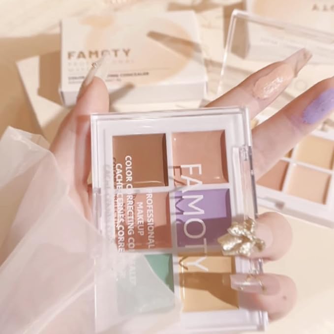 6 Colors Correcting Concealer Palette, with 11 Pcs