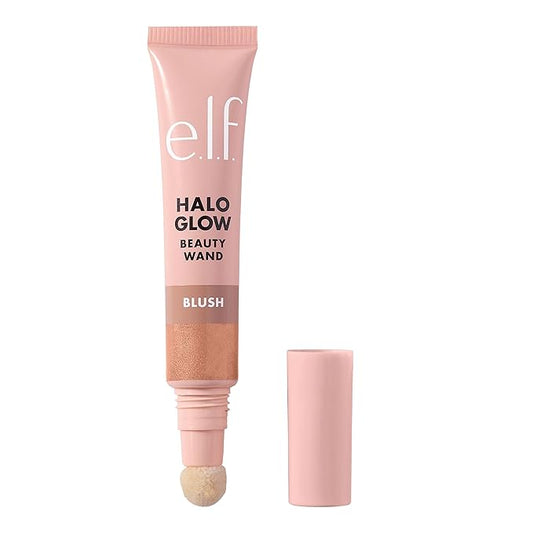 e.l.f. Halo Glow Blush Beauty Wand, Liquid Blush Cruelty-free, Candlelit