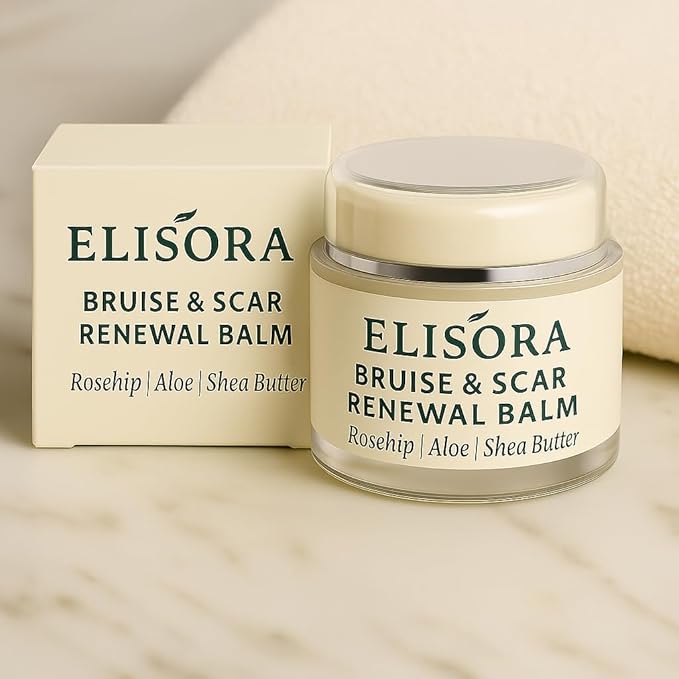Intensive Bruise & Scar Renewal Balm, Natural Botanical Formula with Rosehip Oil, Shea Butter, Aloe, 1 oz