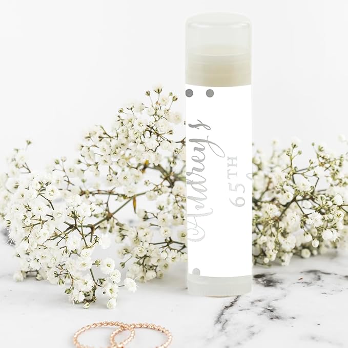 Andaz Press Personalized Milestone Birthday Party Silver