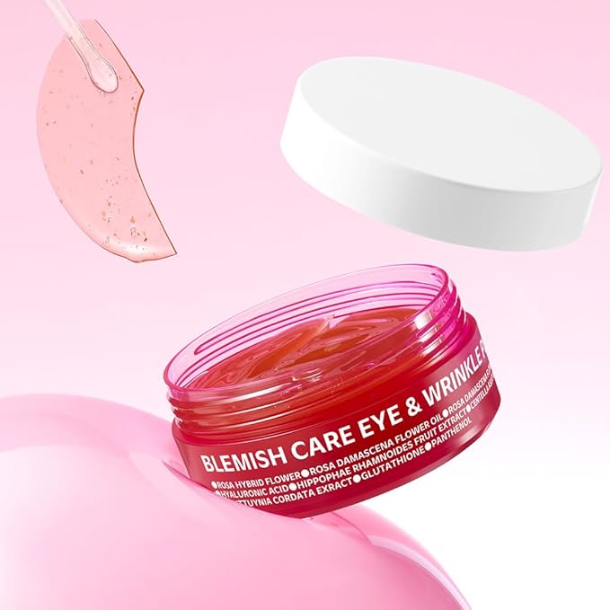 ISOI Blemish Care Under Eye Patch for Dark Circles, Puffiness and Wrinkles, Hydrating Gel Eye Masks with Hyaluronic Acid & Bulgarian Rose Oil, Korean Skin Care (90 pcs, 3.17 oz)