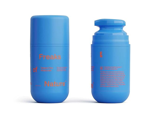 Freaks of Nature Deeper Dive Moisturizer Serum | 100% Natural Hydrating & Firming Formula | Non-Comedogenic, Eco-Friendly, Reef-Safe, Cruelty-Free | Suitable for All Skin Types | 1.7 oz