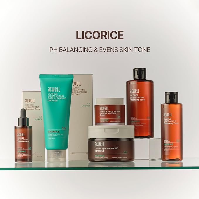ACWELL Licorice pH Balancing Korean Toner for Cleansing