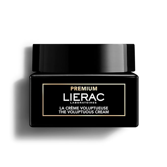 Lierac The Voluptuous Face Cream - Wrinkle-Minimizing Face Moisturizer Cream for Woman, Fine Lines, Hydrating, Corrects All the Signs of Aging with Niacinamide & Hyaluronic Acid, Sensitive Skin - 50ml
