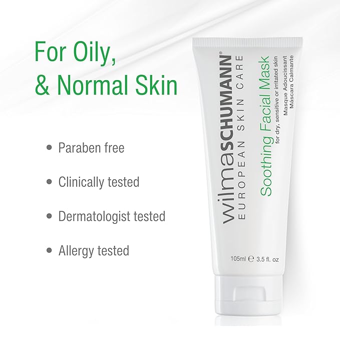 Soothing Facial Mask, Dry Skin Face Mask, 3.5 oz