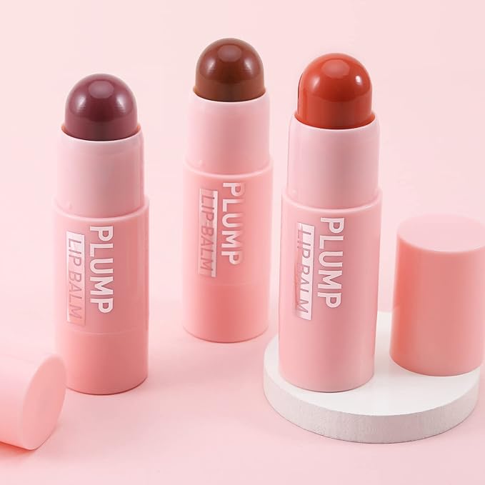 Boobeen Lip Plumping Balm,Moisturizing Lip Plumper Color