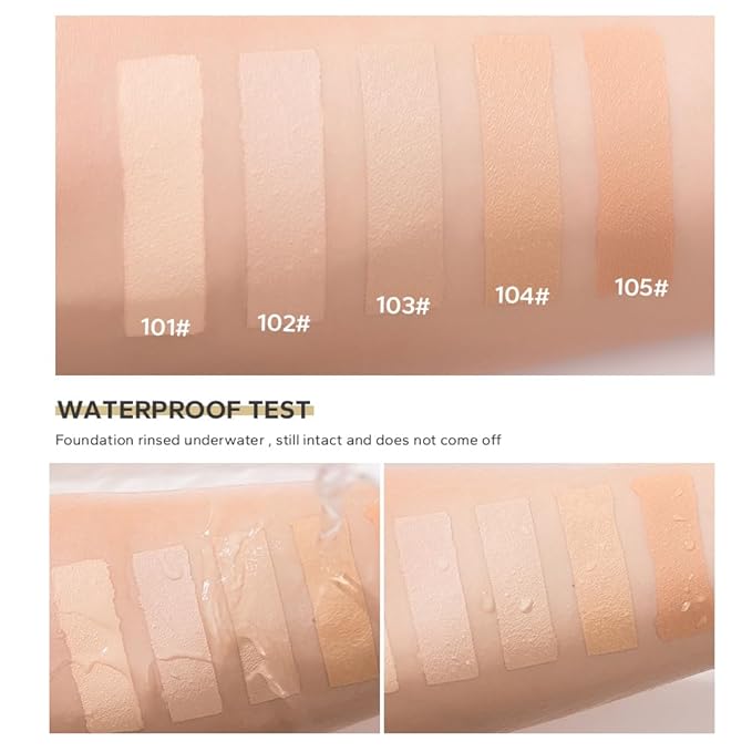 Hydrating Concealer, Lightweight Full Coverage Concealer for Dark Oz (102#)