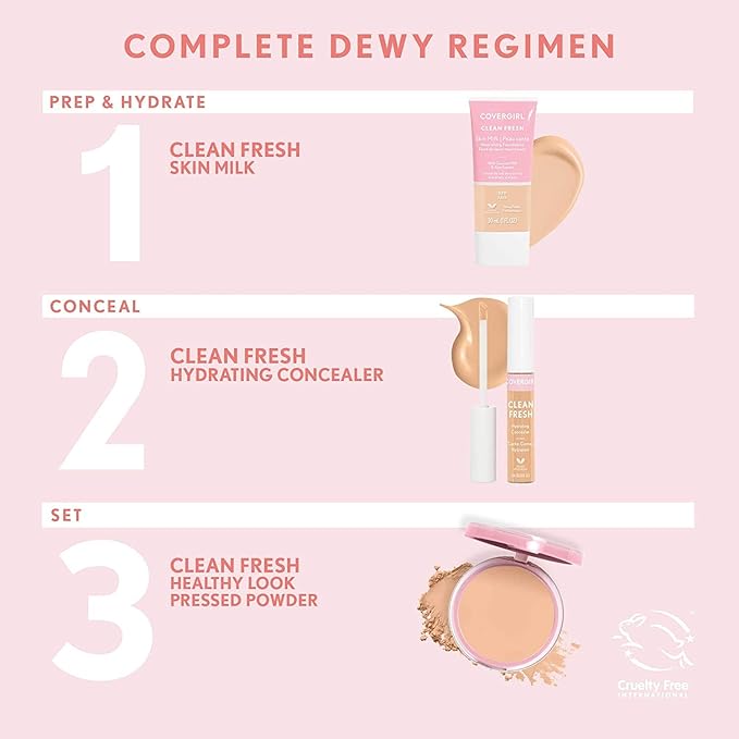 COVERGIRL Clean Fresh Pressed Powder, Translucent, 0.35 Oz 0.35 Oz