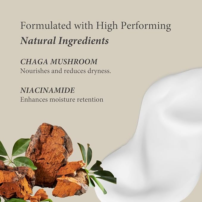 Shea Radiance Restorative Hydrating Face Lotion with Chaga Mushroom, Niacinamide & Watermelon Seed Oil – Lightweight, Unscented Vegan Moisturizer for Dry, Sensitive Skin – Non-Greasy – 8 oz