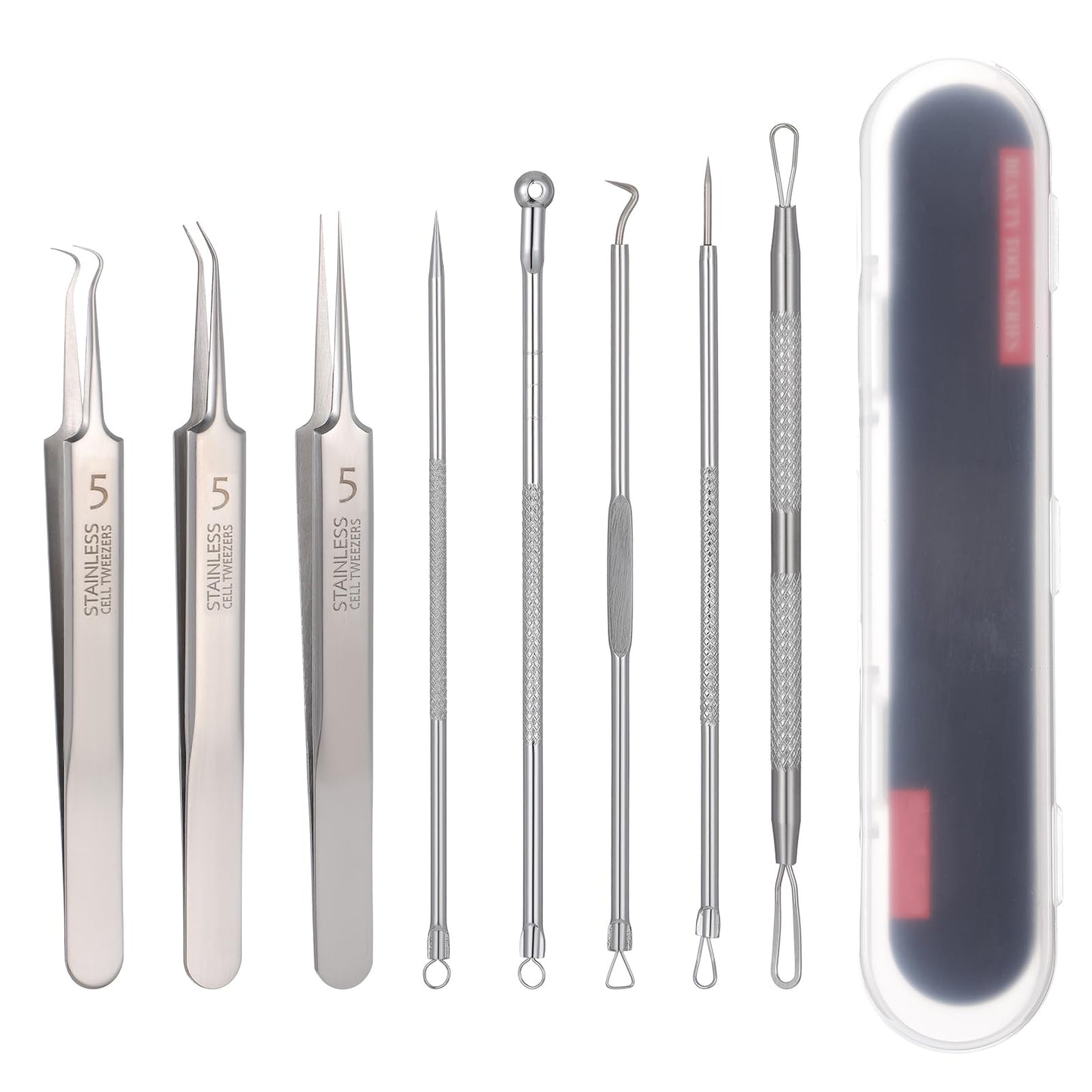 4 Pcs Clay Facial Mask Set - Turmeric, Vitamin C, Green Tea, Dead Sea Mud, and Rose Clay Skin Care Mask for Deep Cleansing, Moisturizing, and Refining Pores - 240g