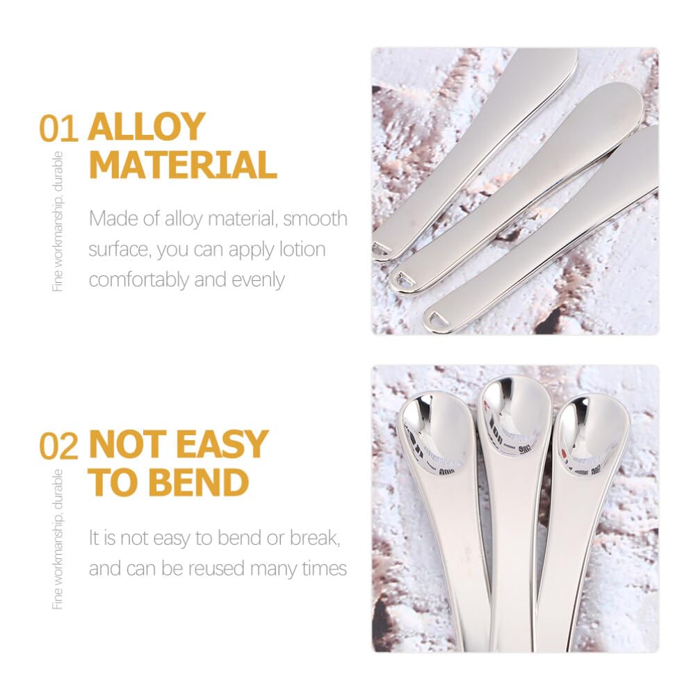 10pcs Cosmetic Spatula Makeup Tool for Facial Masks Creams Eye Creams Smooth Easy to Clean Flexible Application with Hanging Hole Skincare Beauty Spatulas