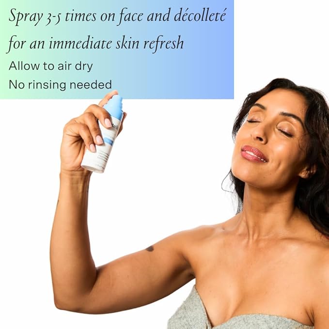 Detox & Soothe Face Mist with Hypochlorous Acid .02% | Reduces Redness & Prevents Breakouts | Balancing & Soothing Toner | Removes Sweat & Oil | Fine Mist | Clean Ingredients | TSA Approved, 2.7 oz