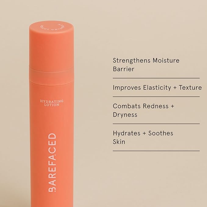 Barefaced Radiance Duo – Hydrating Lotion & Exfoliating Toning Pads for Smooth, Glowing Skin