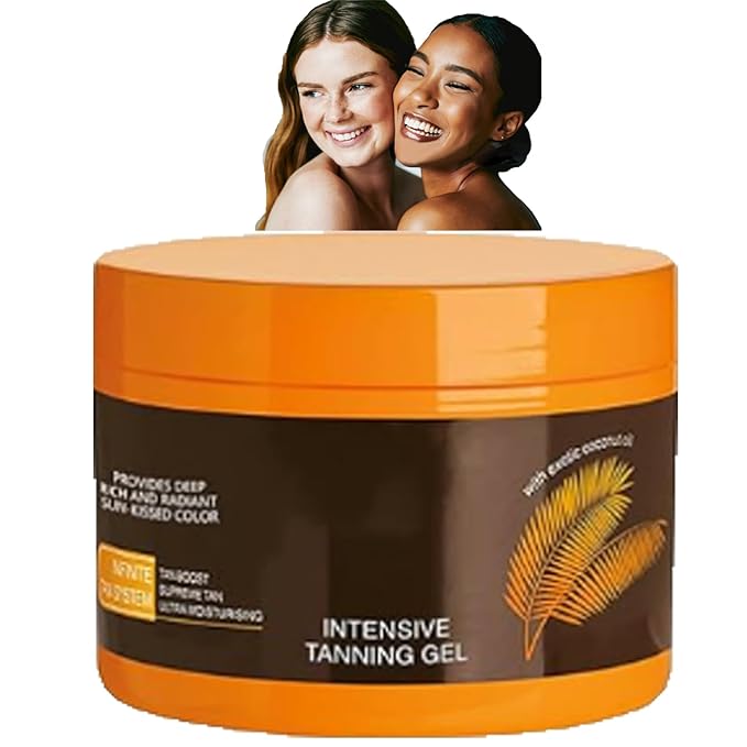 Intensive Tanning Gel,Tanning Gel,Natural Tanning Accelerator Cream Gel,Intensive Tanning Luxe Gel, Accelerator Cream Gel,Tanning Cream for Sunbeds & Outdoor Sun
