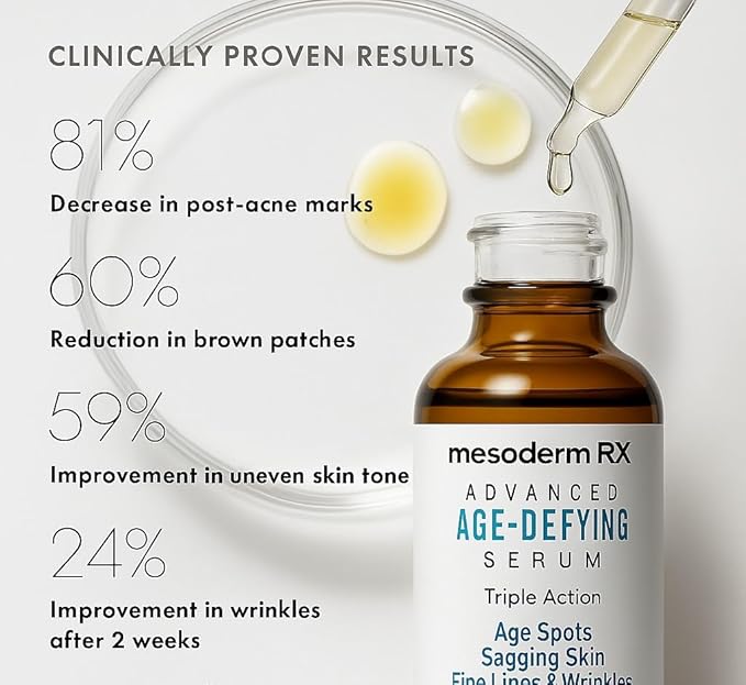 Advanced Age-Defying Serum, Triple Action for Age Spots, Sagging Skin, Fine Lines & Wrinkles, 1 fl oz