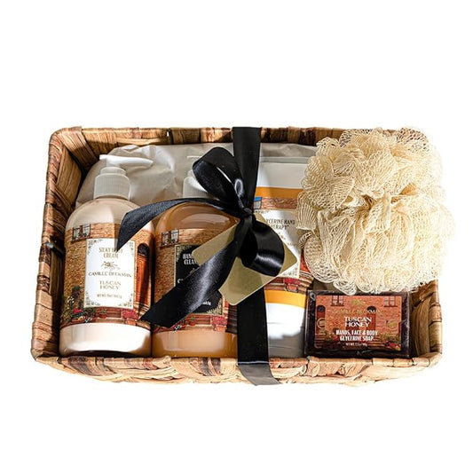 Camille Beckman Essentials Gift Basket, Tuscan Cleansing