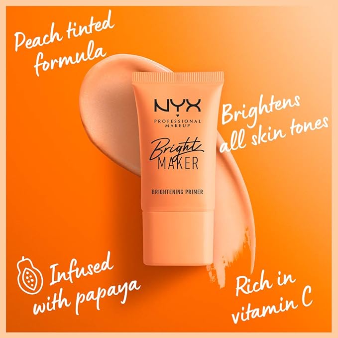 NYX PROFESSIONAL MAKEUP Bright Maker Brightening Primer, Vegan