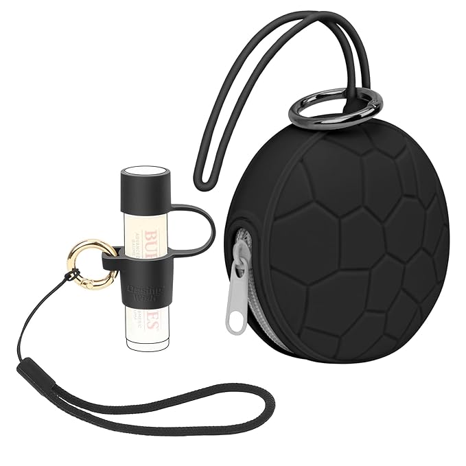 Desing Wish Silicone Lip Balm Holder Black