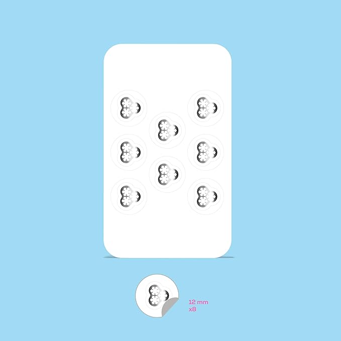 Hanhoo EraseZit Magnesium Microneedle Patch, 8 Microneedle Patches, Hydrocolloid Pimple Patches, For Deep Pimples, Calms Angry Zits, Acne Spot Patches, Microdot Pimple Patches, Korean Skincare