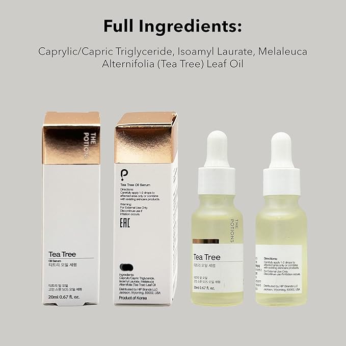 The Potions Serum for Face (Tea Tree Oil)
