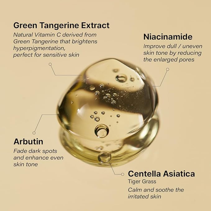 GOODAL Green Tangerine Vitamin C Serum, Korean Skin Care - Advanced Version 1.02 fl oz