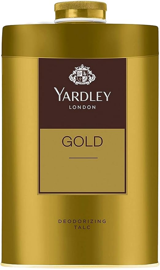 Yardley London Gold Deodorizing Talc Talcum Powder Men 100g
