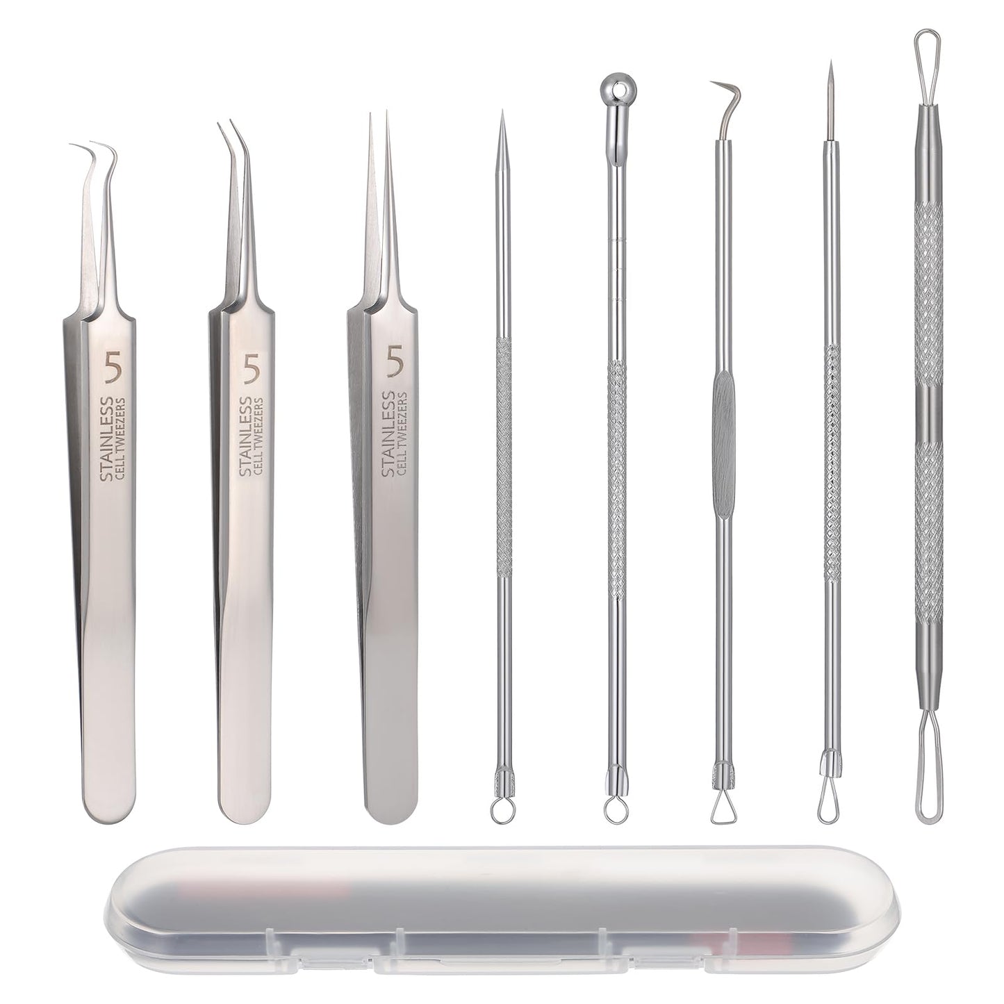 4 Pcs Clay Facial Mask Set - Turmeric, Vitamin C, Green Tea, Dead Sea Mud, and Rose Clay Skin Care Mask for Deep Cleansing, Moisturizing, and Refining Pores - 240g