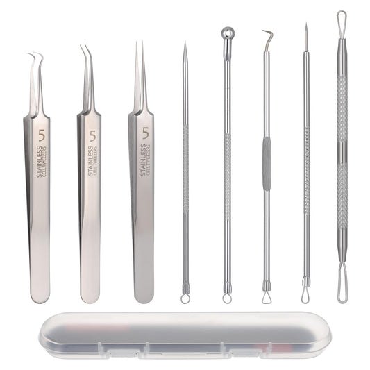 4 Pcs Clay Facial Mask Set - Turmeric, Vitamin C, Green Tea, Dead Sea Mud, and Rose Clay Skin Care Mask for Deep Cleansing, Moisturizing, and Refining Pores - 240g