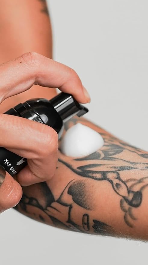 Mad Rabbit Tattoo Aftercare Kit – Tattoo Balm & Tattoo Foam Soap Cleanser – Tattoo Care for New Tattoos, Tattoo Moisturizer for Old Ink, Vegan, Fragrance-Free, Clean Ingredients