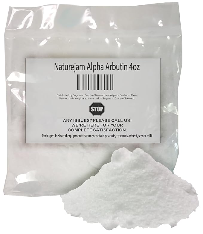 4 OUNCE Naturejam Alpha Arbutin Powder Pure Skin With Hyperpigmentation