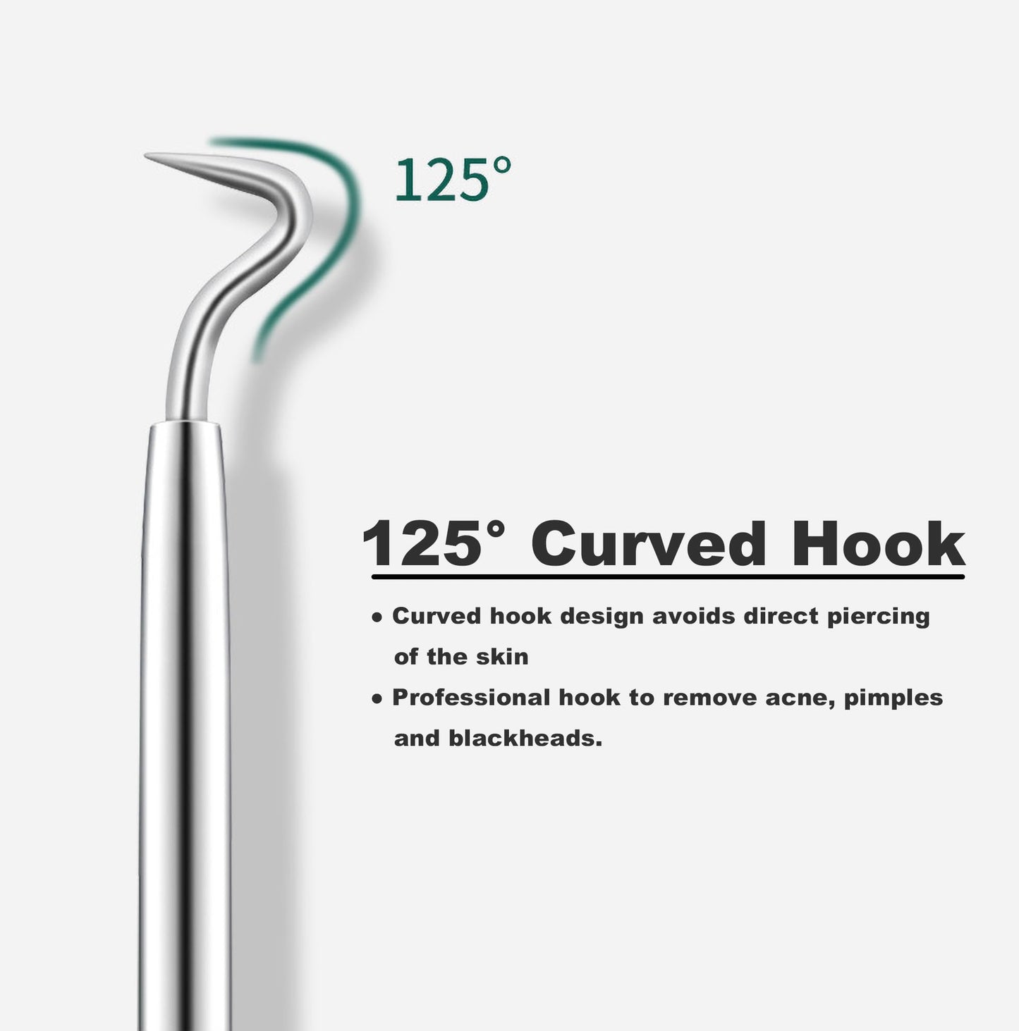 HaimiLiya Pimple Popper Tool Kit-4 Pcs Acne Needle Tools Set- Blackhead Comedone Whitehead Popping Remover Tool for Nose Face Skin Blemish Extractor Tool - Rose Gold