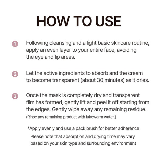 mixsoon Collagen Glass Skin Mask Peel off Facial Packs 2.71 Fl. Oz. / 80ml Collagen Wrapping Hydrating, Glow, Moisturizer For Korean Glass Skin Care