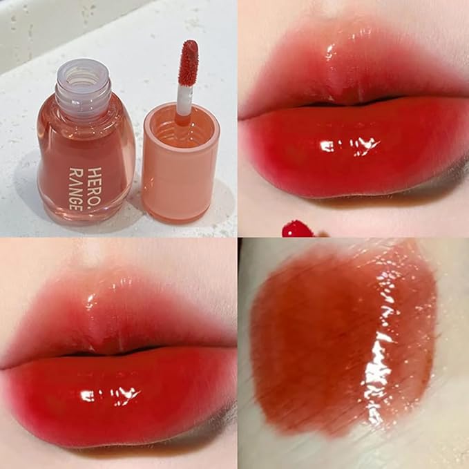 Petansy 3D Voluming Gloss 6 Colors Glasting Color Gloss Plumping, Glossy, Moisturizng, Natural Color, Long-lasting Liquid Lipstick