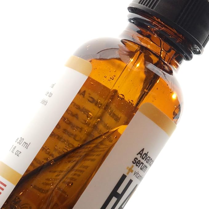 CLARA'S NEW YORK Advanced Hydrating Hyaluronic Acid Facial Serum with Vitamin E – Intense Hydration, Plumping & Anti-Aging – Lightweight, 30ml / 1 Fl Oz – Made in USA