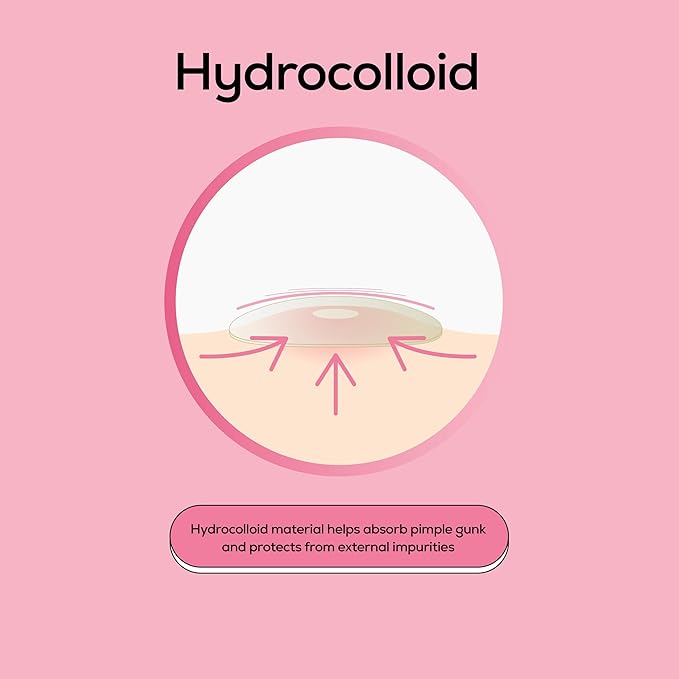 HANHOO Blemish Patch, 432 count, 12 pk, includes hydrocolloid pimple patches that shrink pimples, absorb fluid, and protect from finger-picking and dirt. Invisible acne spot patches for clear skin.