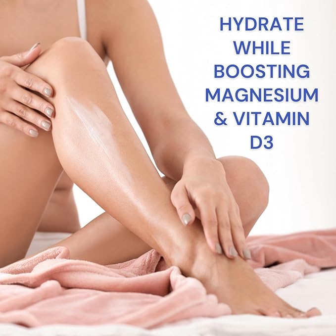 Daytime Focus Calm Cream – Energizing Body Butter with Magnesium, Vitamin B12, Guarana & Bergamot Orange – Moisturizing Wellness Cream for Daily Clarity – 4oz