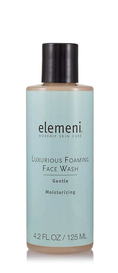 Max Green Alchemy elemeni Luxurious Foaming Face Wash - 4.2 Fl Oz Bottle - Gentle, Facial Cleanser, pH Balanced, Creamy Foam, Removes Dirt and Impurities, Lactic Acid Moisturizes, Vegan