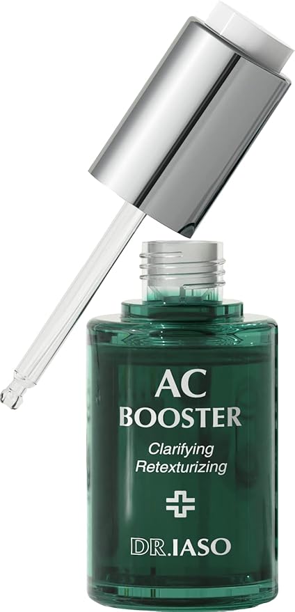 Dr. IASO AC BOOSTER | Skin Concerns About Clogged Pores and Blackheads, Treat Acne-Prone Skin, Soothes and Clarifies Troubled Skin, Korean Skin Care, 2.47oz