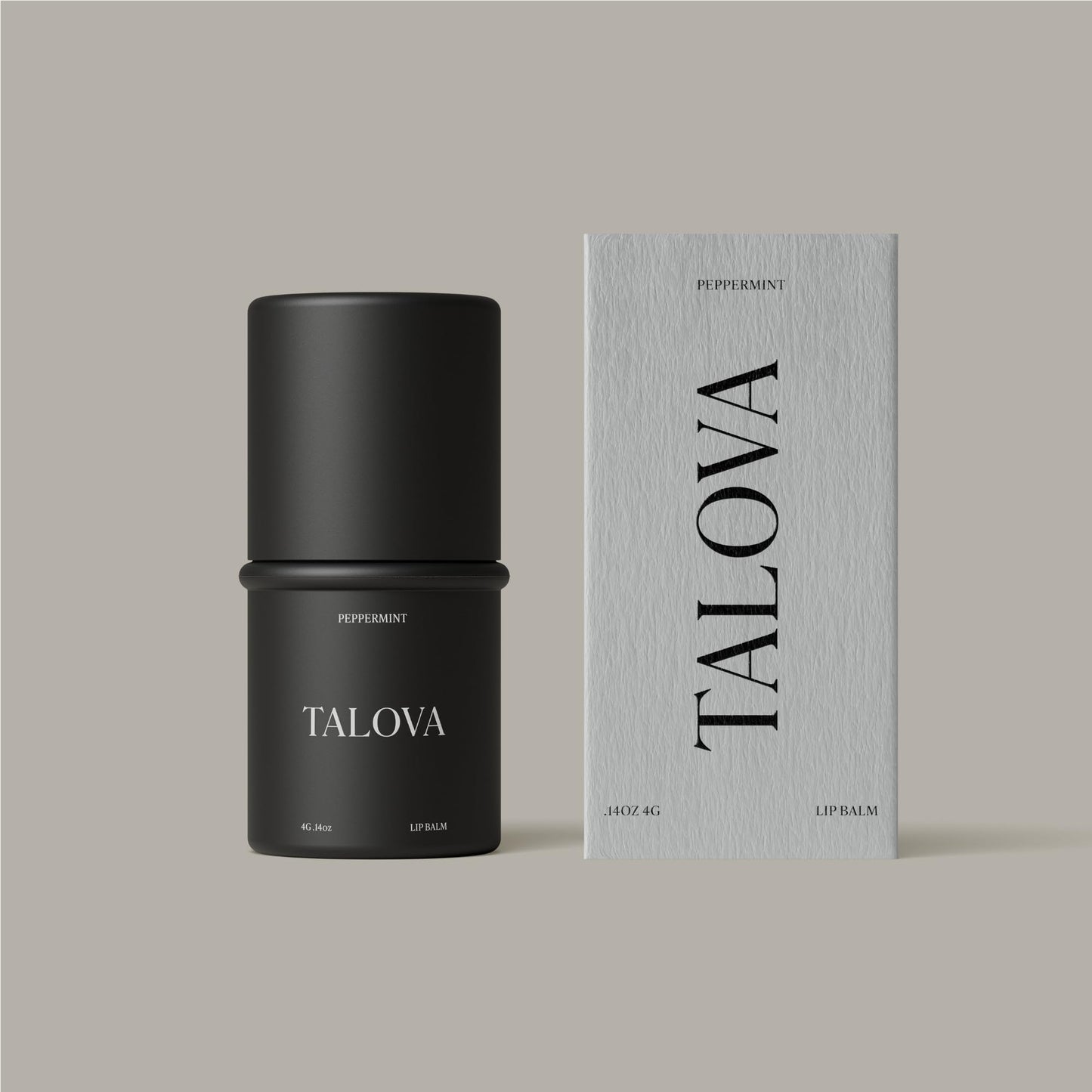 TALOVA - Peppermint Grass-Fed Tallow Lip Balm, Lip Sleeping Mask, Overnight Moisturizer, Natural & Clean Moisturizing Lip Balm w/Vitamins A, D, E, & K, Nourishes & Smooths Texture, Dry & Chapped Lips