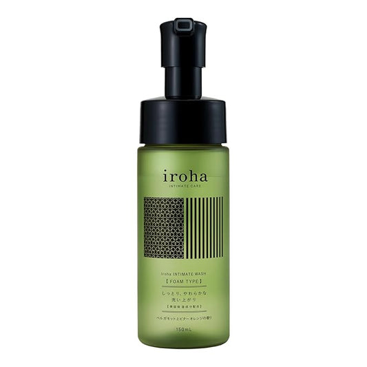 iroha Intimate Care-PH Balanced Daily Feminine Wash-Plant Based Vulva Hygiene-Moisturizing Natural Essential Oils-Refreshing Long Lasting Bergamot & Bitter Orange Scent, Made in Japan, 5 fl