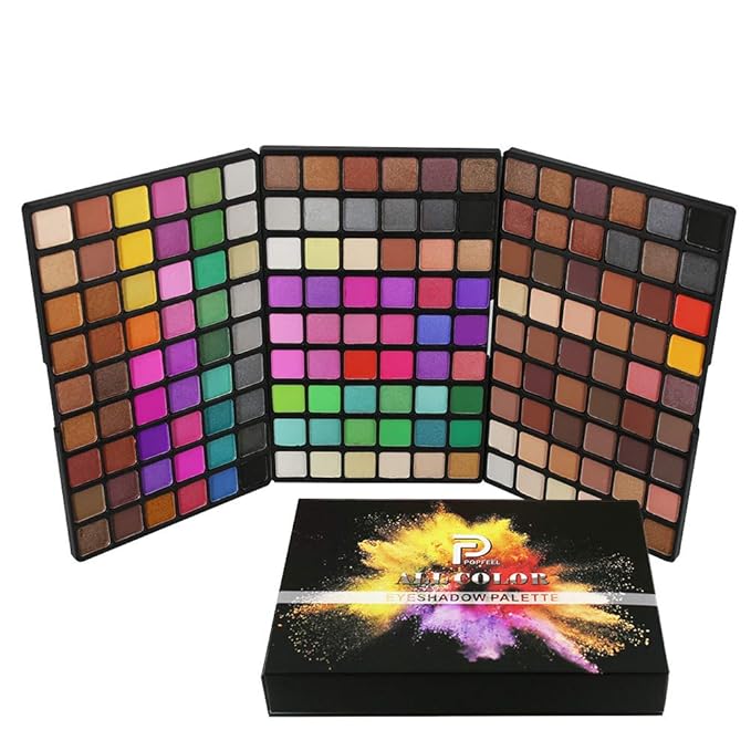 162 Colors Hightlight Eyeshadow Palette Makeup Gift Set,